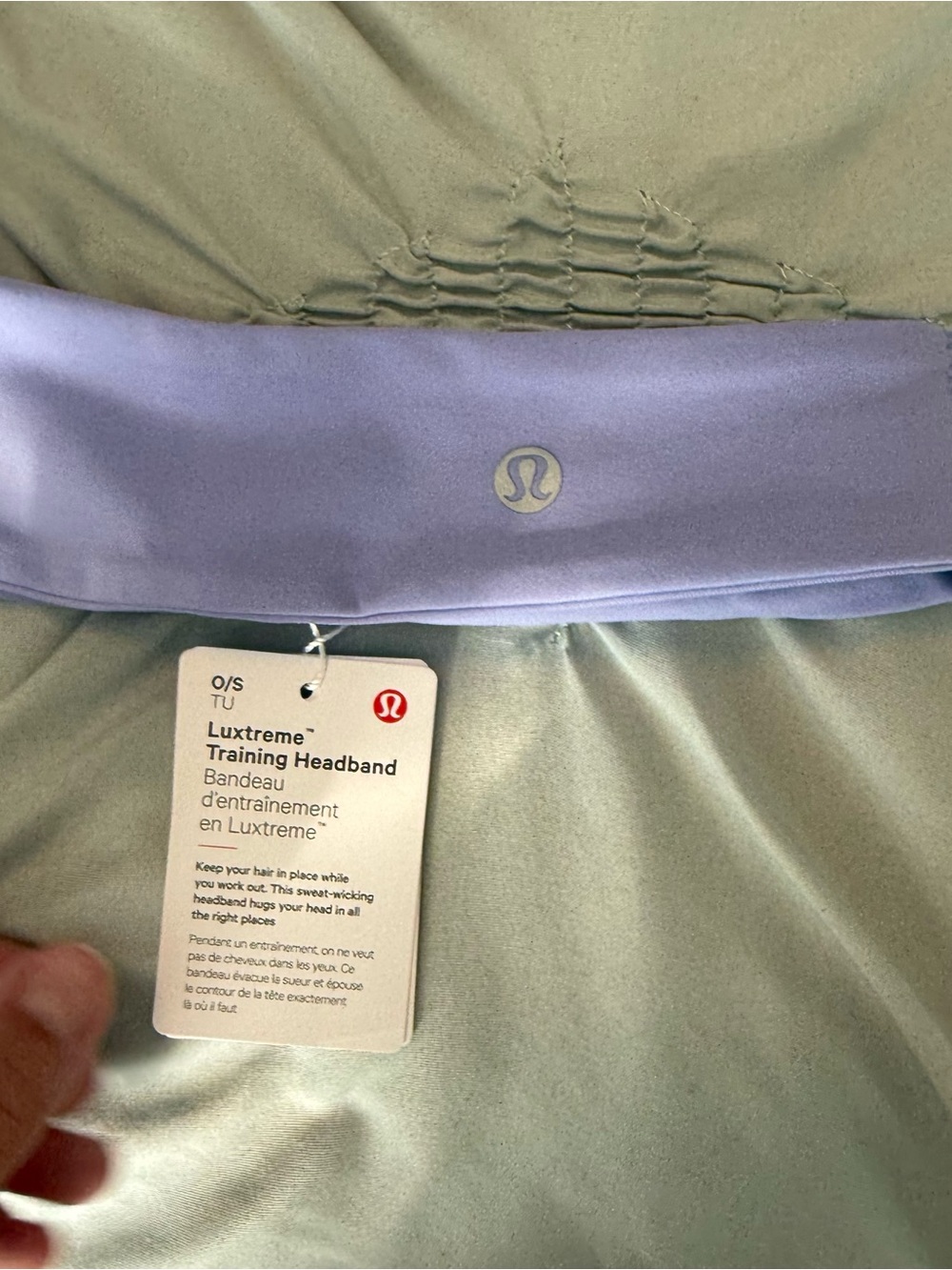 Lululemon Pink Card Wallet & Purple Headband - Picture 2 of 6